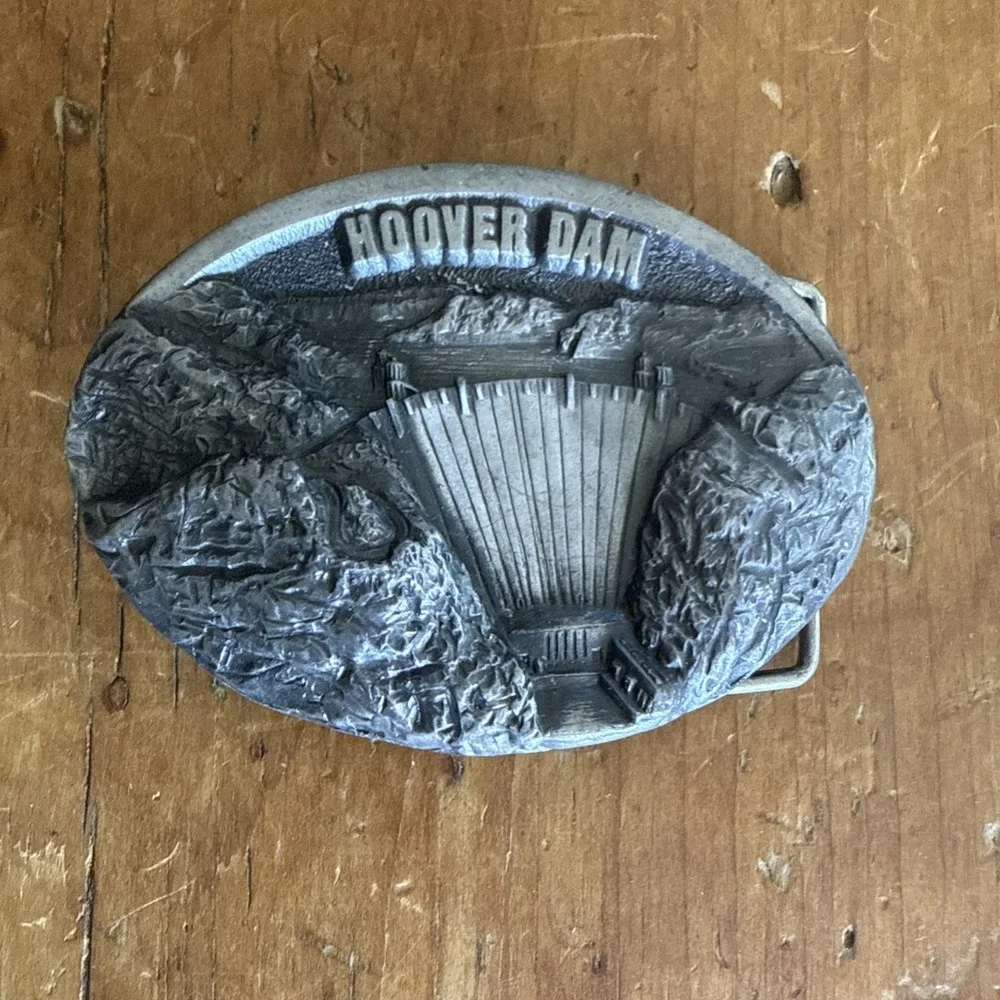 Hoover Dam Belt Buckle Metal Limited Edition Numbered Park International VTG